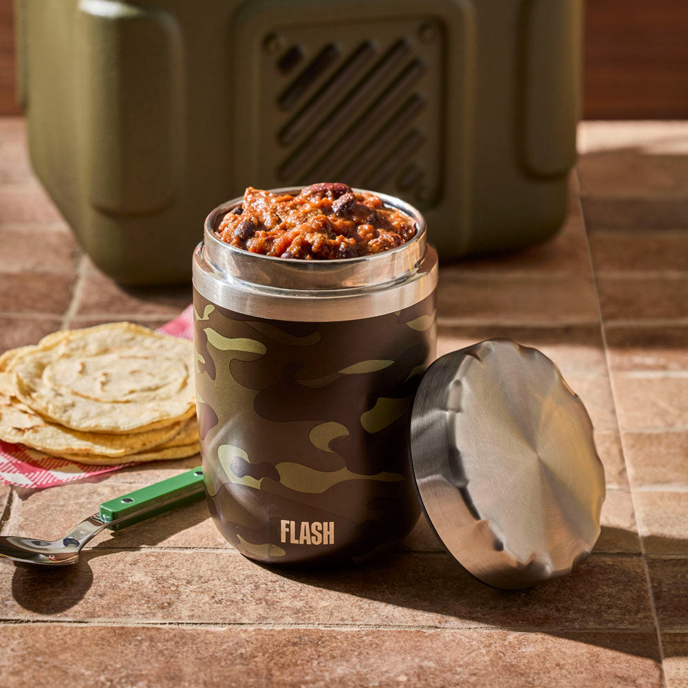 h2 hydro2 FLASH Food Jar 450ml Camo
