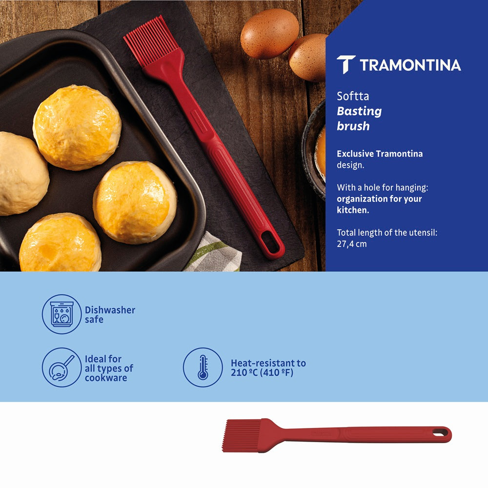 Tramontina Soffta Brush Red