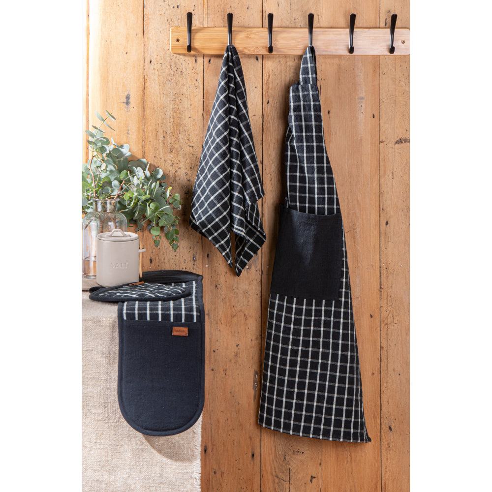 Ladelle Hemingway Black Set Of 2 Kitchen Towels