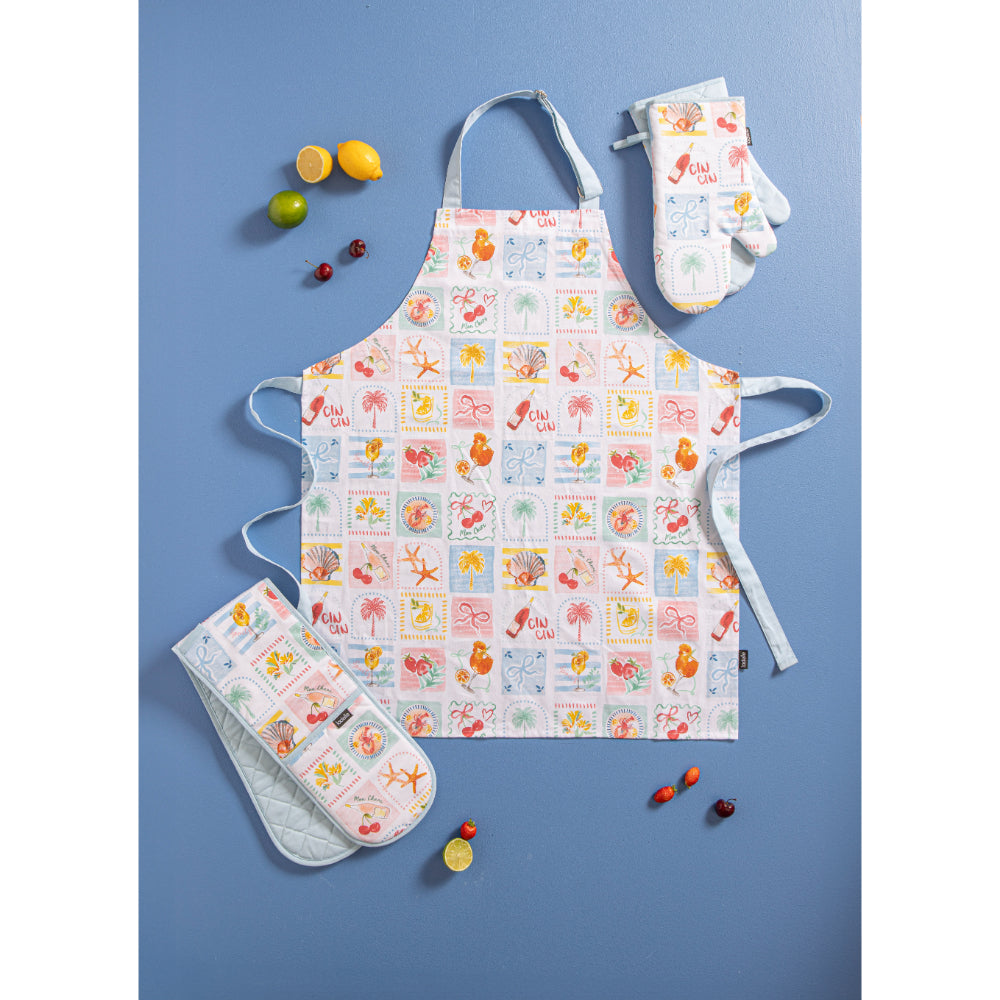 Ladelle Capri Set Of 2 Oven Mitts