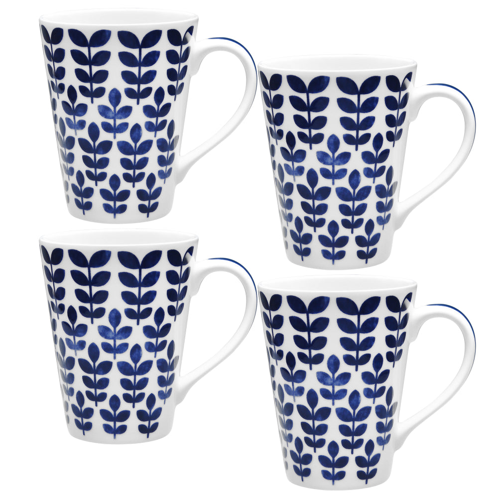 Noritake Set Of 4 Sandefjord Mugs