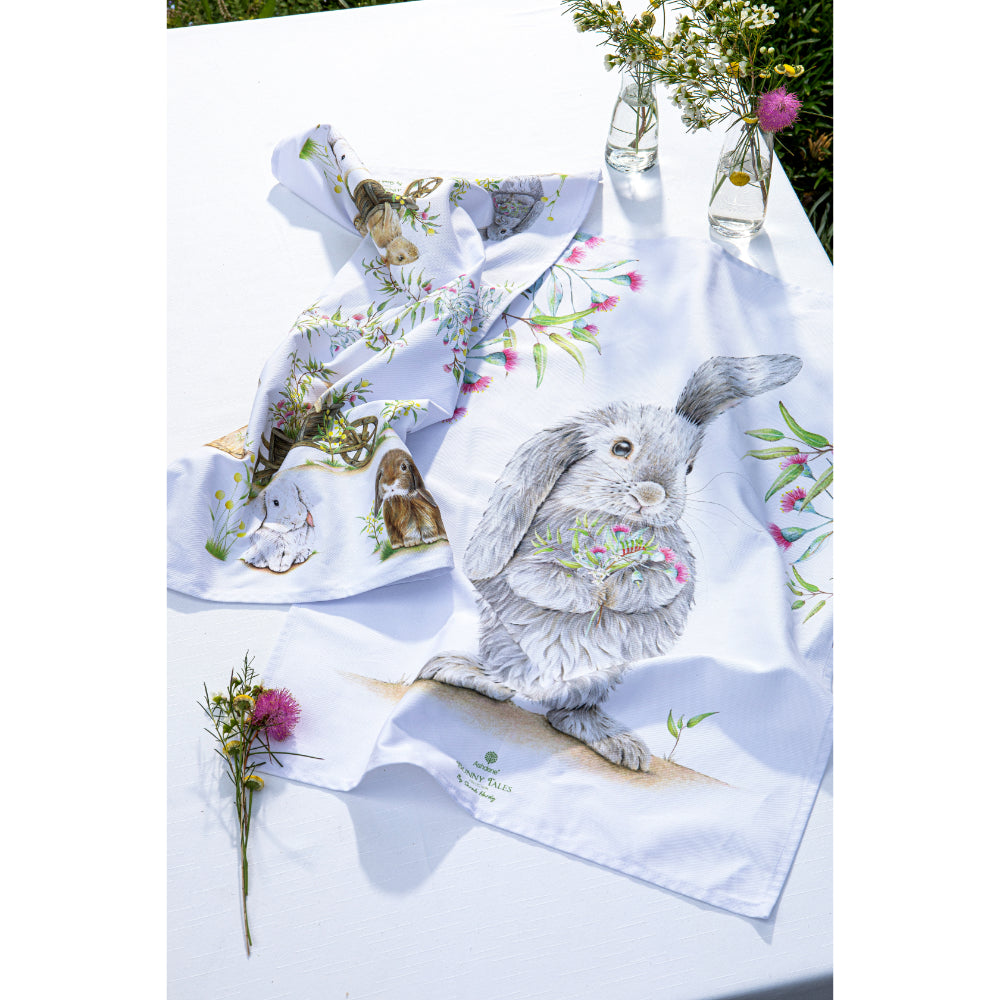 Ashdene Bunny Tales Set of 2 Kitchen Towels