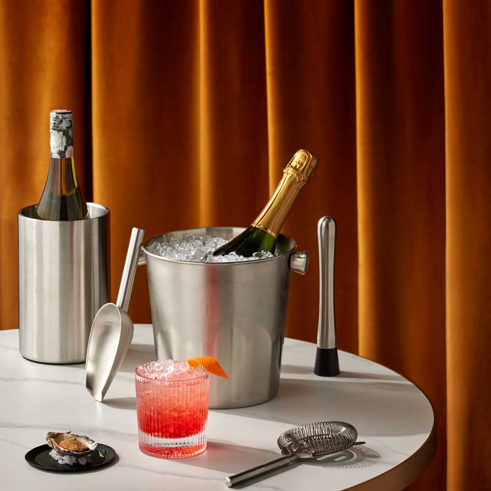 Davis & Waddell Brooklyn Stainless Steel Double Wall Wine Cooler