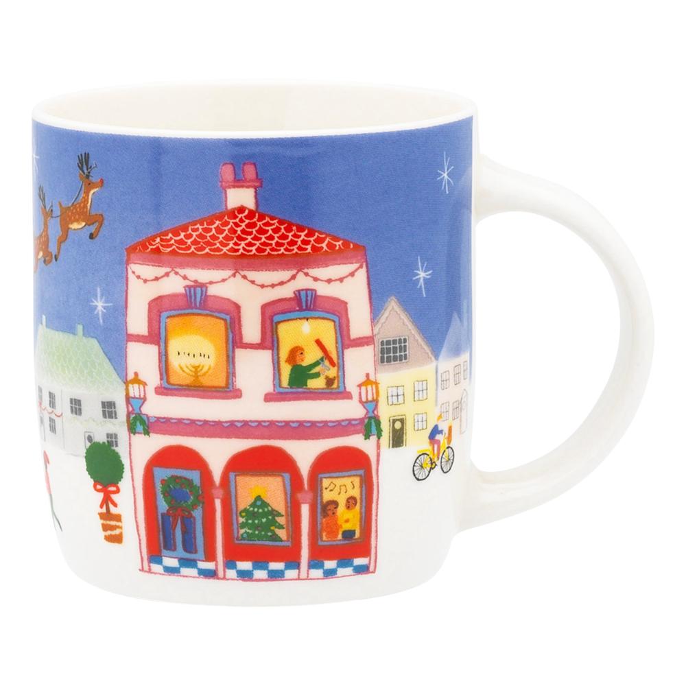 Porto Night Before Christmas Mug 330ml Santa Sleigh