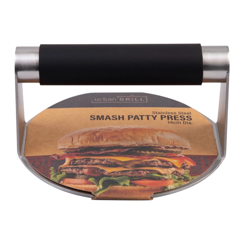 Urban Grill Stainless Steel Smash Patty Press 14cm