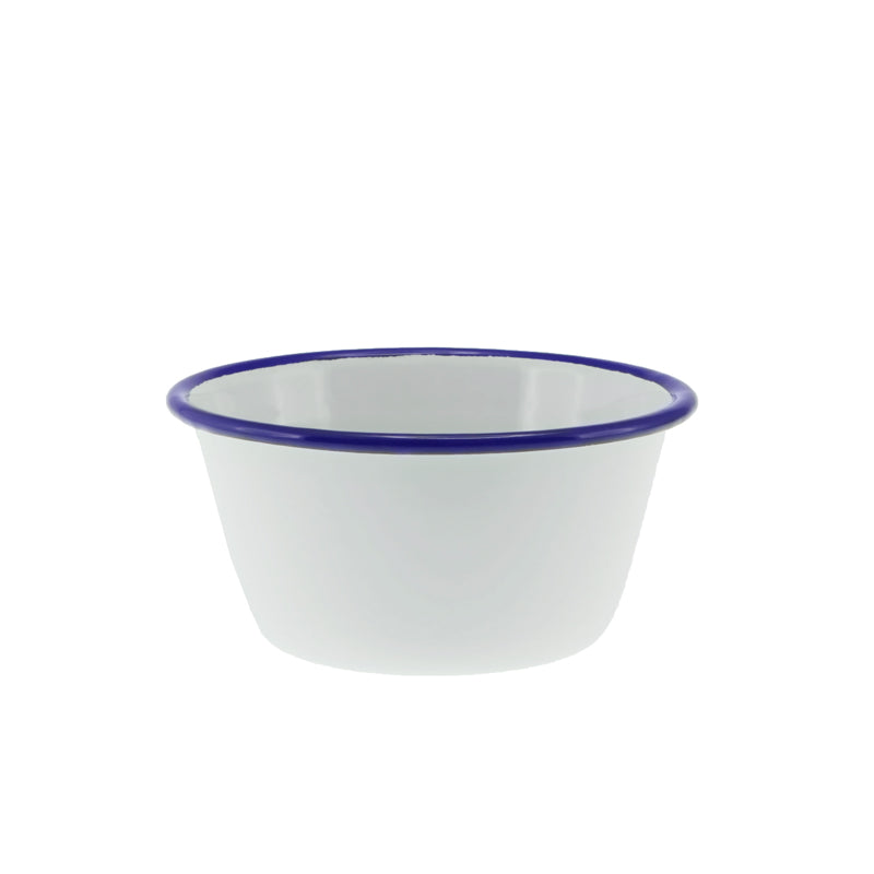 Falcon Pudding Basin 500ml White & Blue