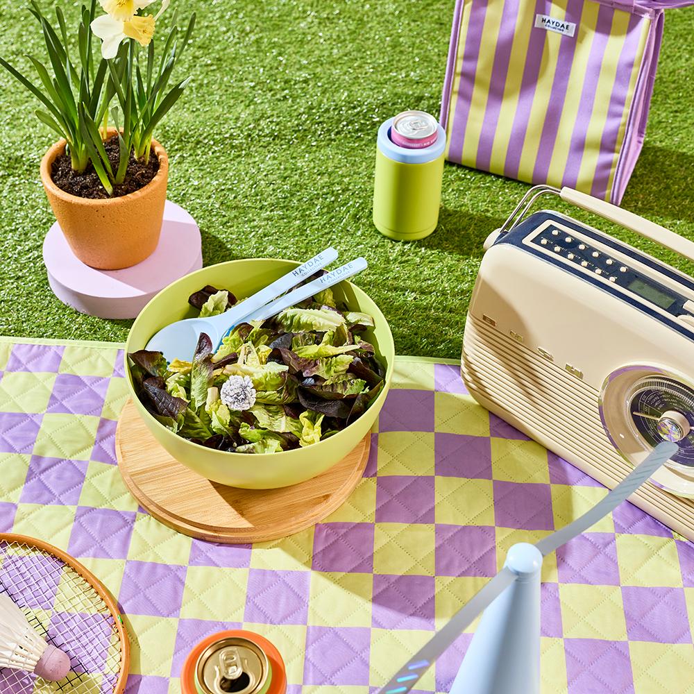 HAYDAE COLLECTIVE Salad Bowl With Servers