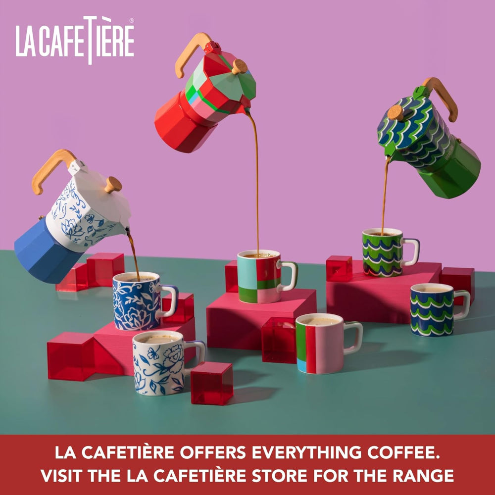 La Cafetiere Venice Aluminium Espresso Maker 6 Cup Utopian Lines