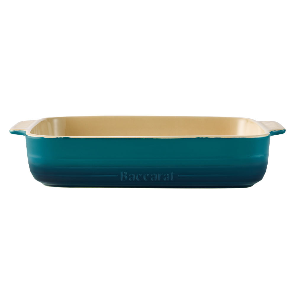 Baccarat Le Connoisseur Stoneware Lasagne Baking Dish 38cm Lagoon Blue at Robins Kitchen