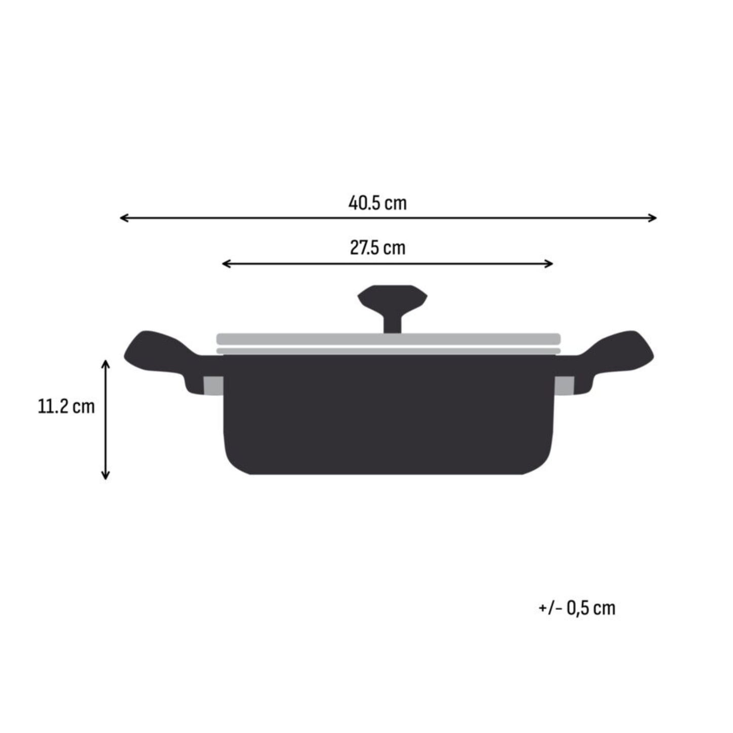 Tefal Space+ Emotion+ Induction Stainless Steel Non-Stick Shallowpan 26cm & Lid