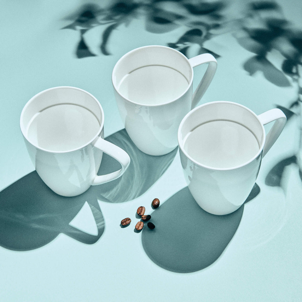 Salt & Pepper Edge Mugs 420mL - Set of 4