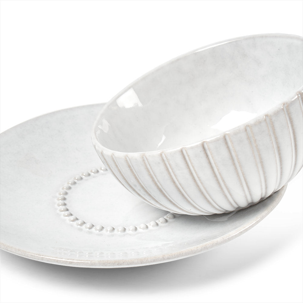 Salt & Pepper Hostess Teacup & Saucer 225ml