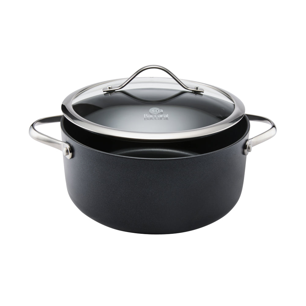 Baccarat iD3 Hard Anodised Casserole With Lid 24cm