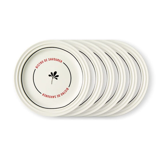 Salt & Pepper Bistro Side Plate 19cm - Set of 6