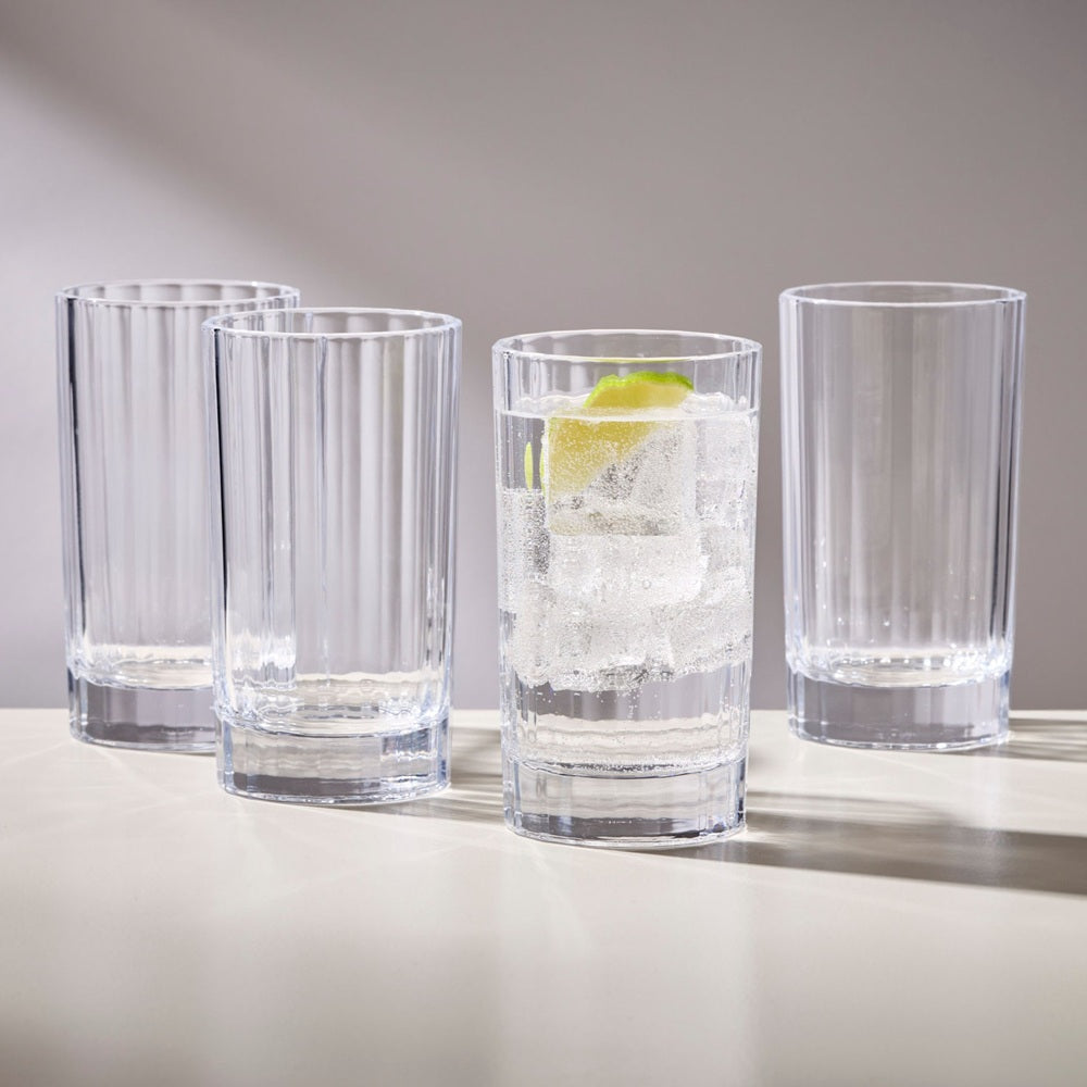 Salt & Pepper Richie Highball Glasses 380ml Set of 4