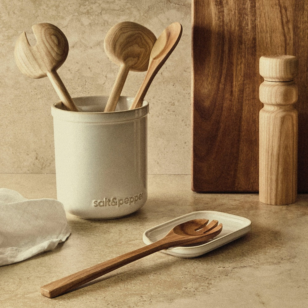 Salt & Pepper Noa Utensil Holder