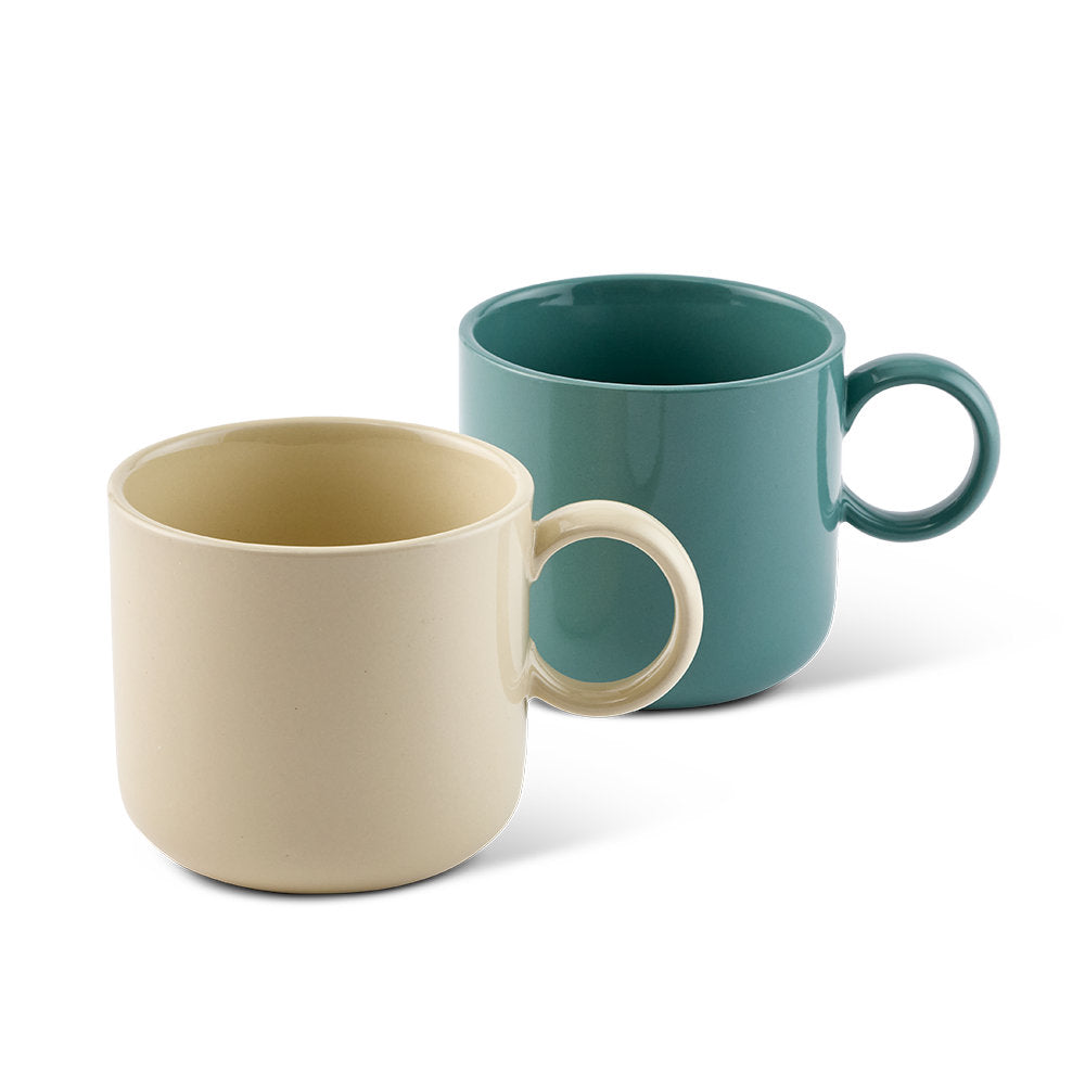Salt & Pepper Finn Mug 370ml Set of 2