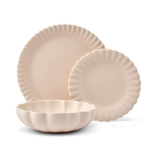 Salt & Pepper Leif 12 Piece Dinner Set Organza