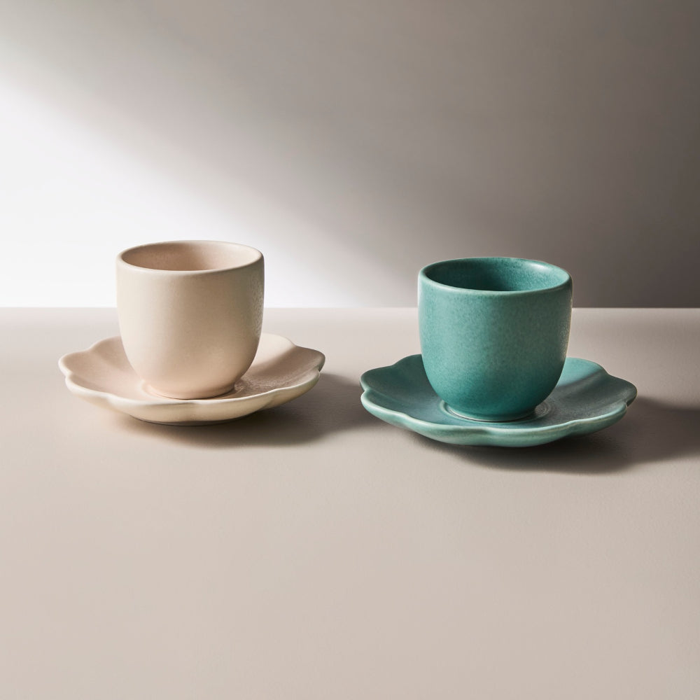 Salt & Pepper Leif Espresso Cup & Saucer Set of 2 110ml