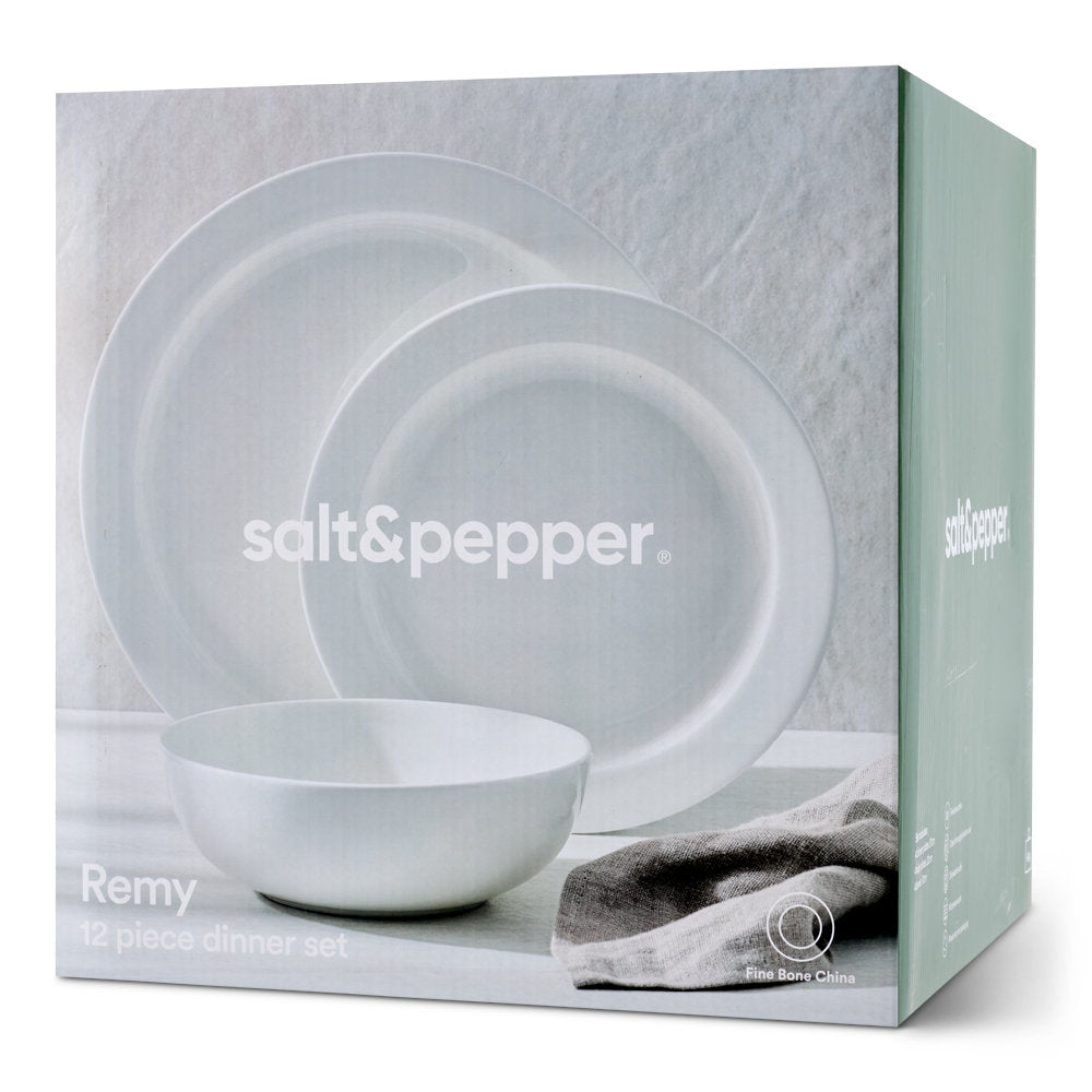 Salt & Pepper Remy 12 Piece Dinner Set