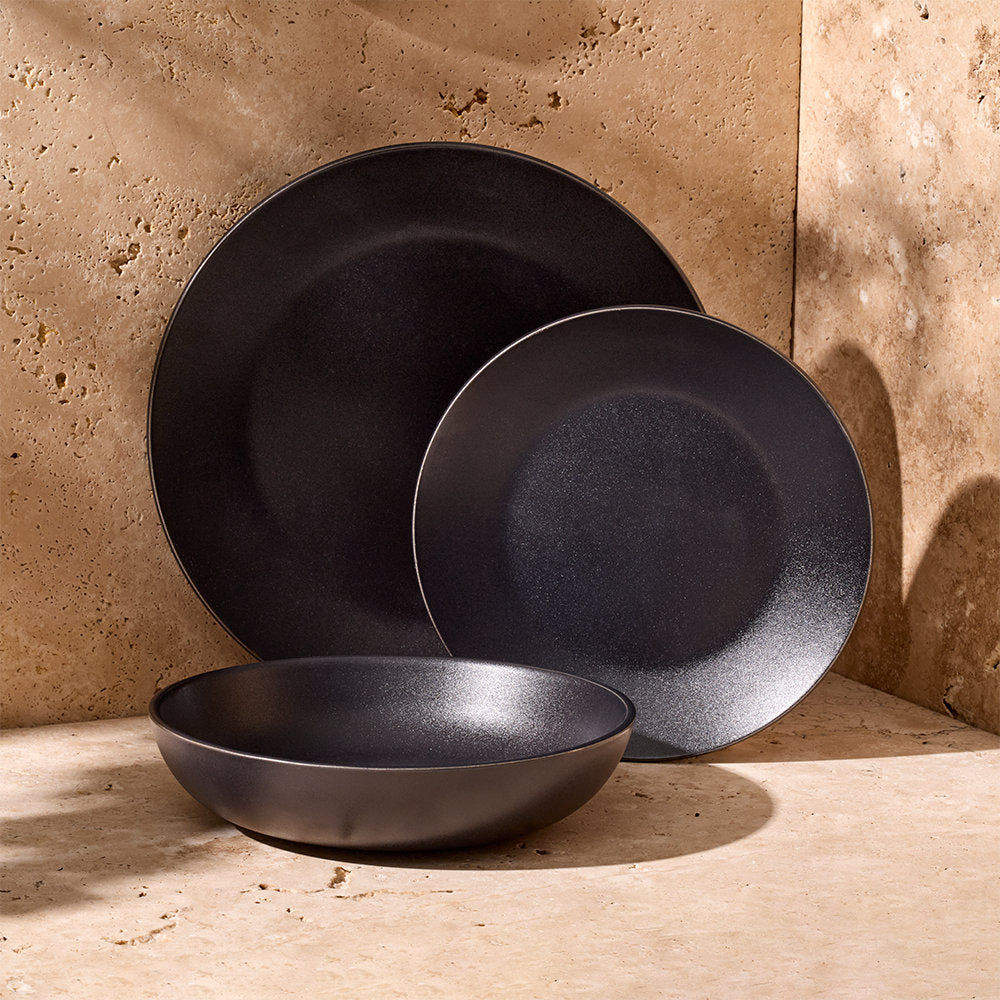 Salt & Pepper Riley 12 Piece Dinner Set