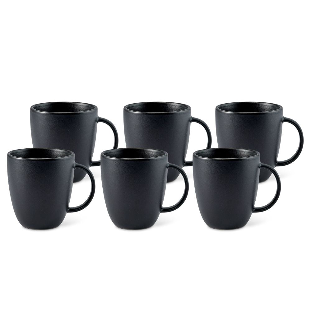 Salt & Pepper Riley Mug 350mL - Set of 6