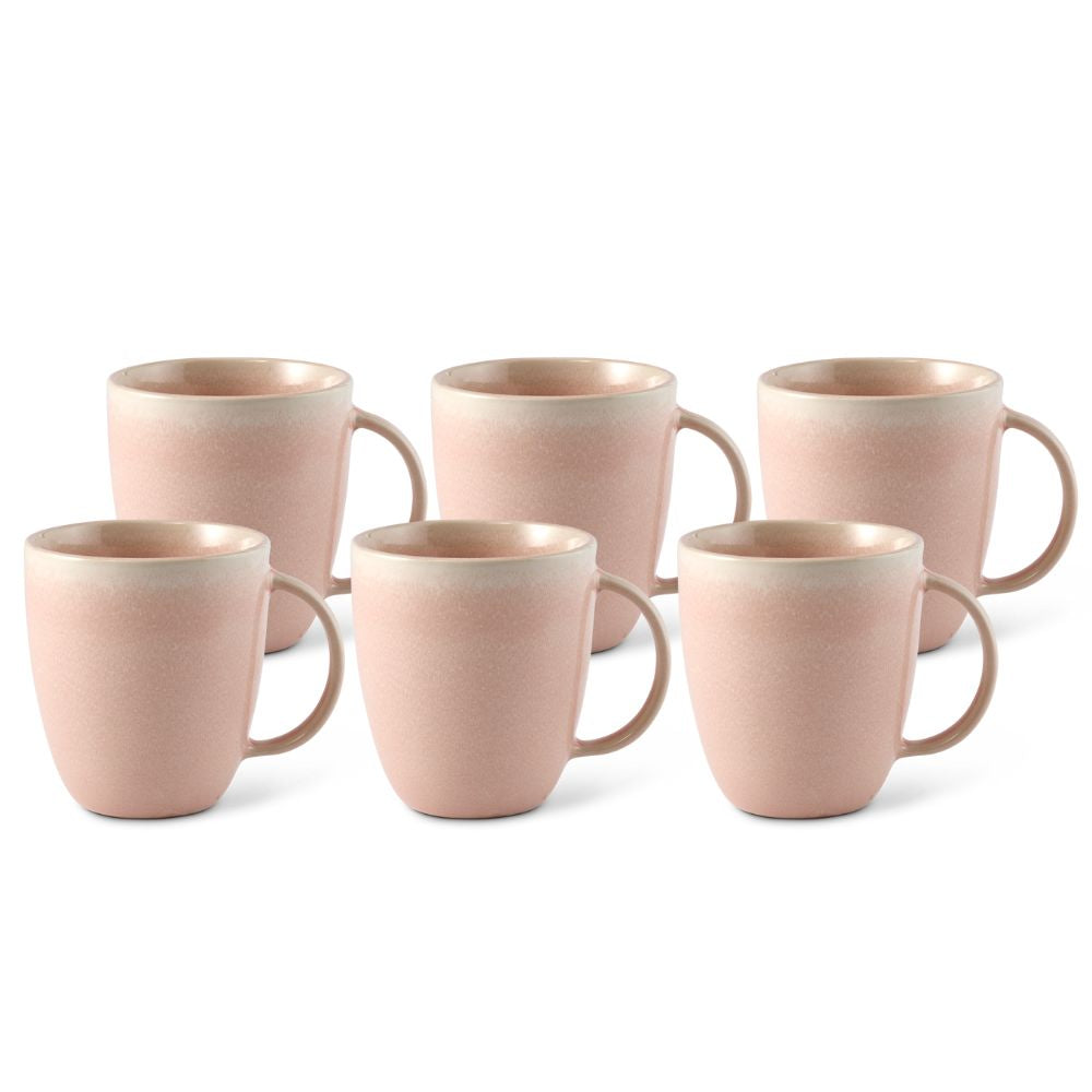 Salt & Pepper Riley Mug 350mL - Set of 6