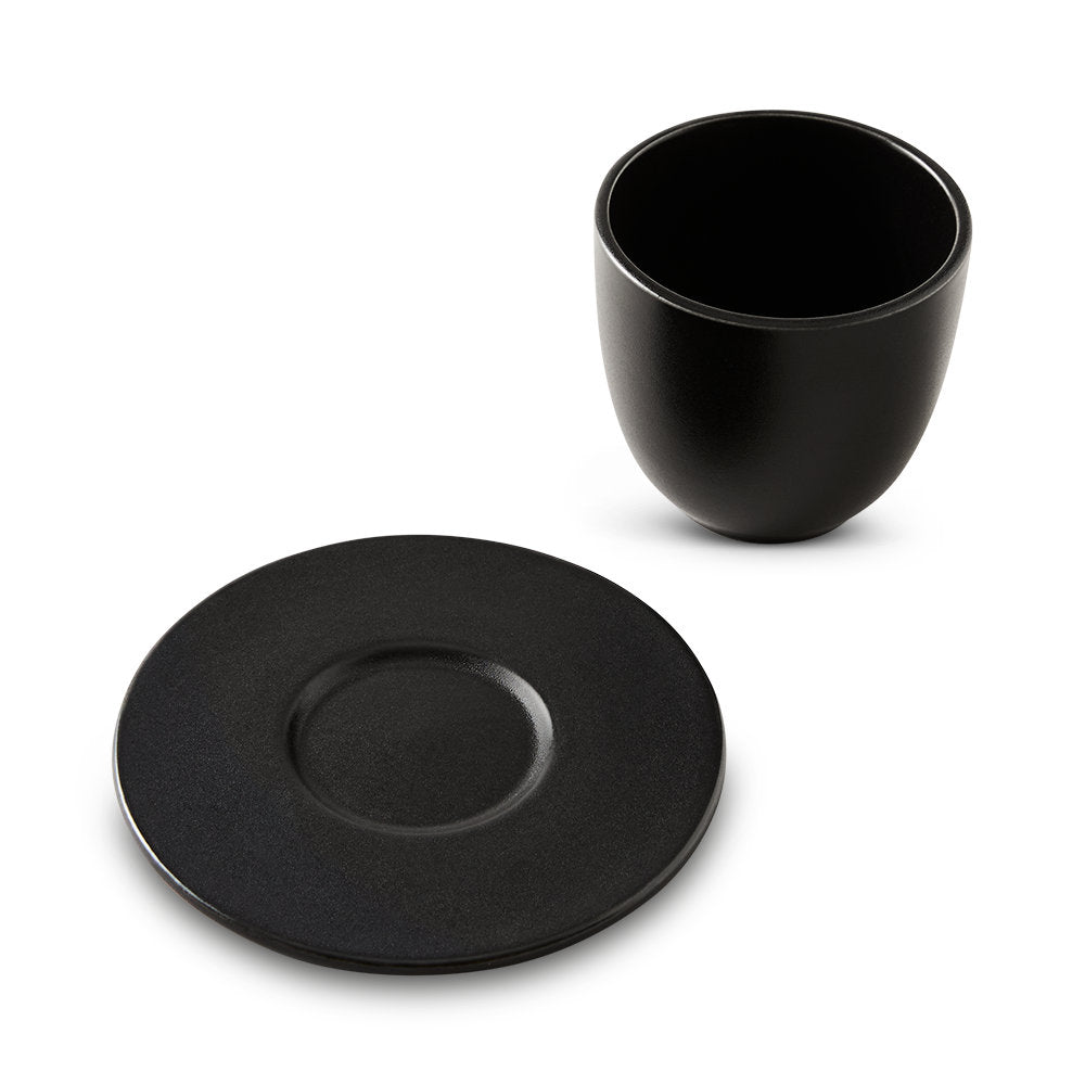 Salt & Pepper Riley Espresso Cups & Saucers 150mL - Set of 4
