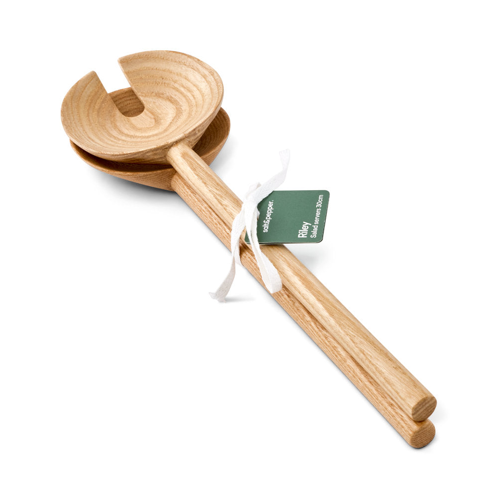 Salt & Pepper Riley Salad Servers 2 Piece Set
