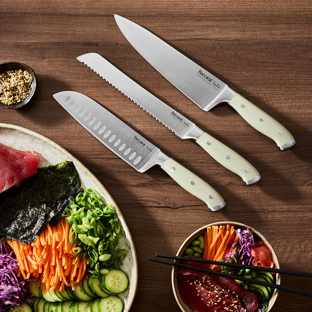 Baccarat Keiko 3 Piece Knife Set Fig