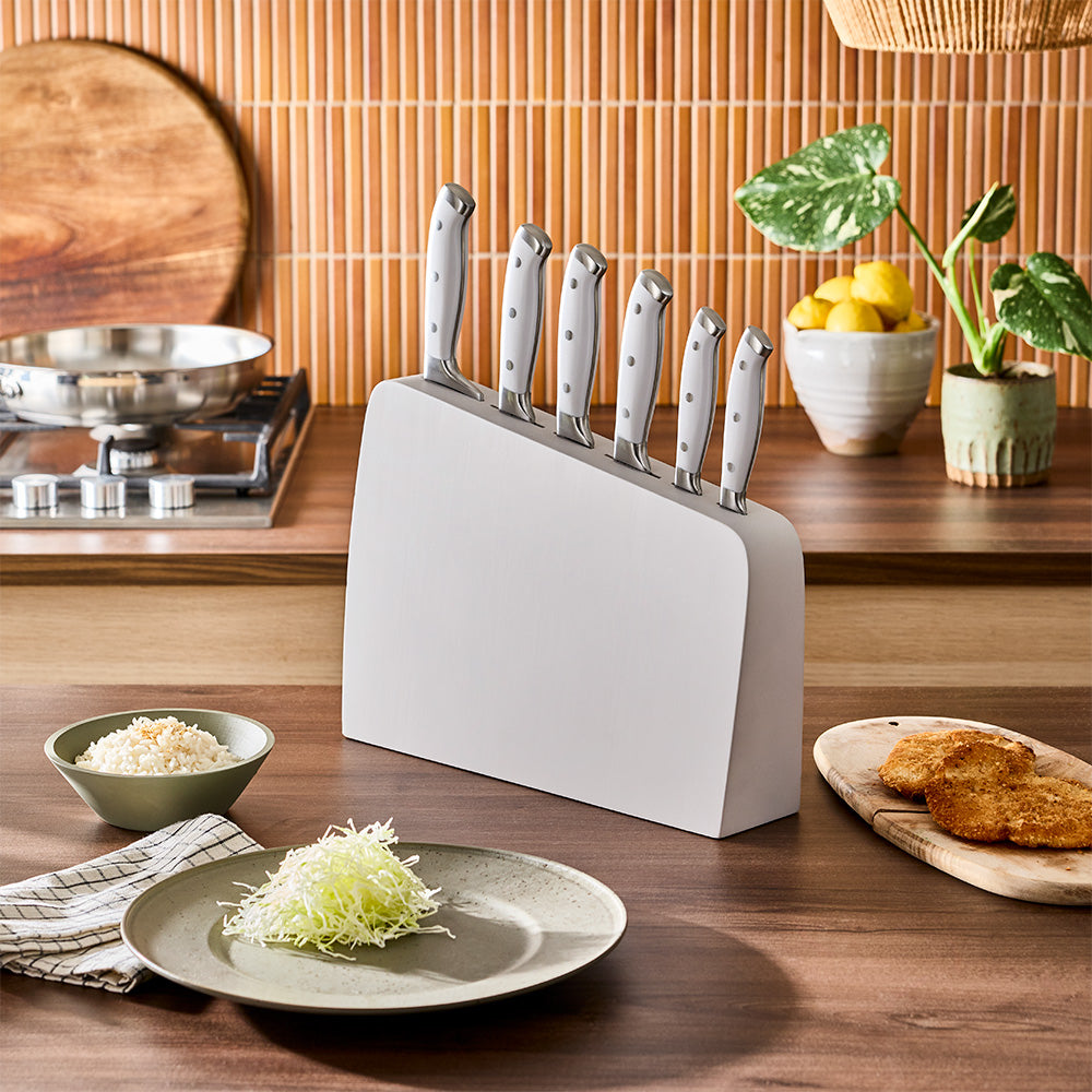 Baccarat Keiko Miro 7 Piece Knife Block