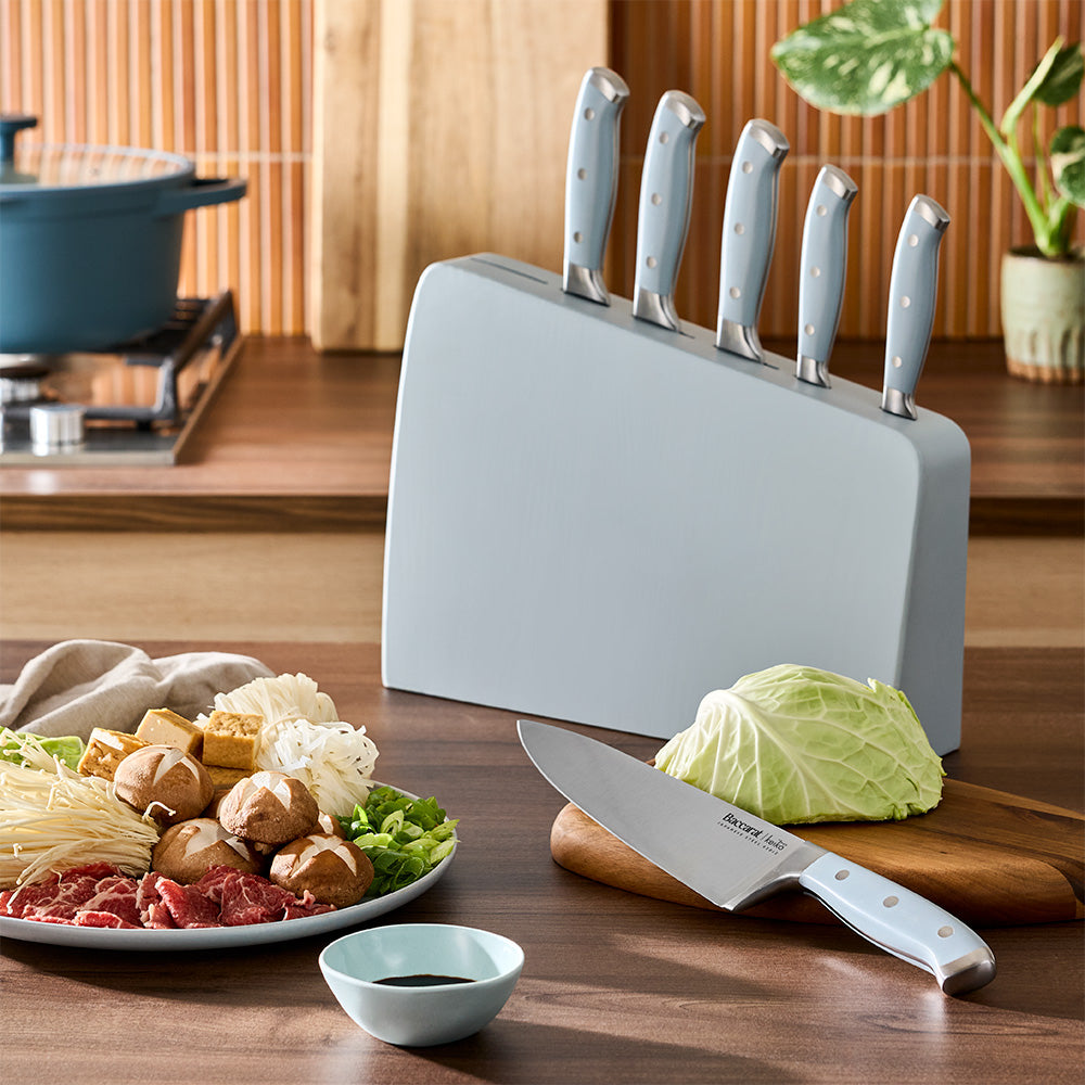 Baccarat Keiko Miro 7 Piece Knife Block