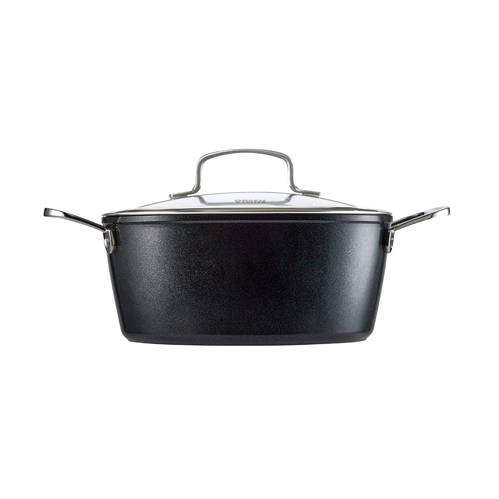 Baccarat GREEN STONE Casserole 24cm