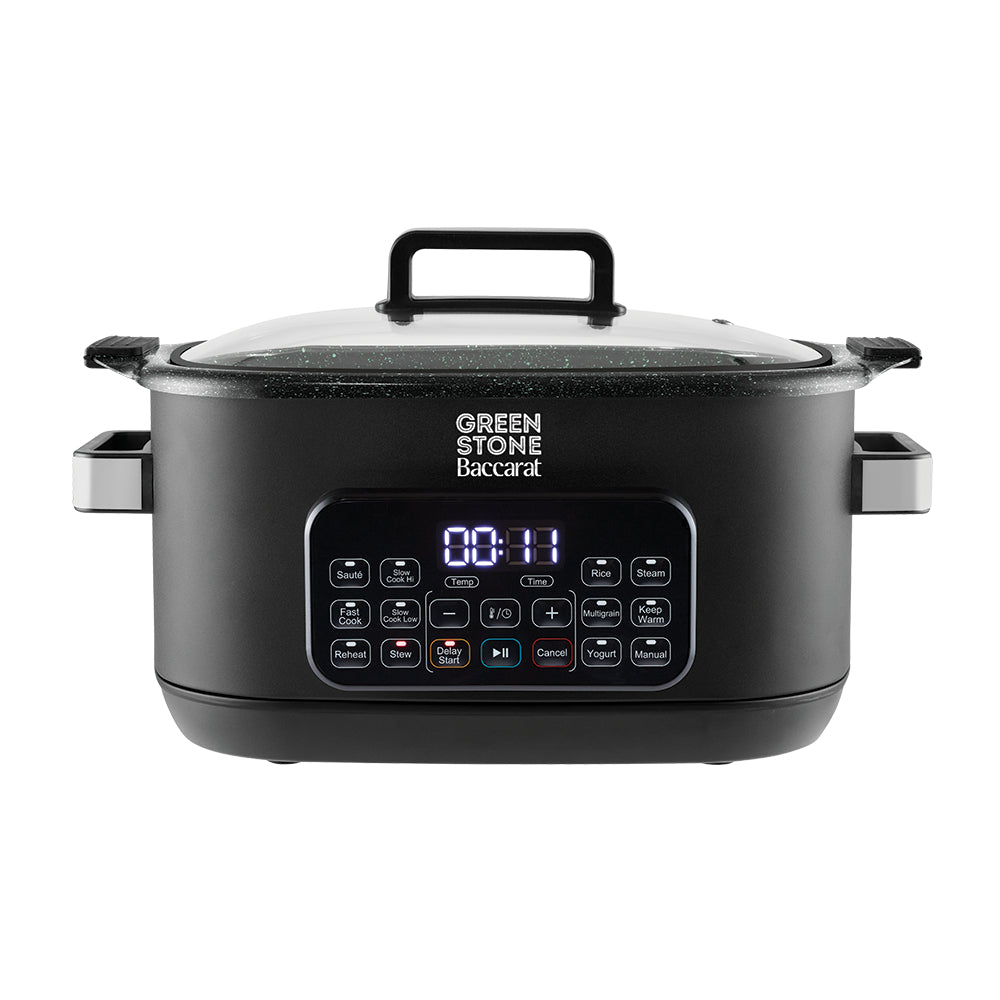 Baccarat GREEN STONE Slow Cooker 6L Black