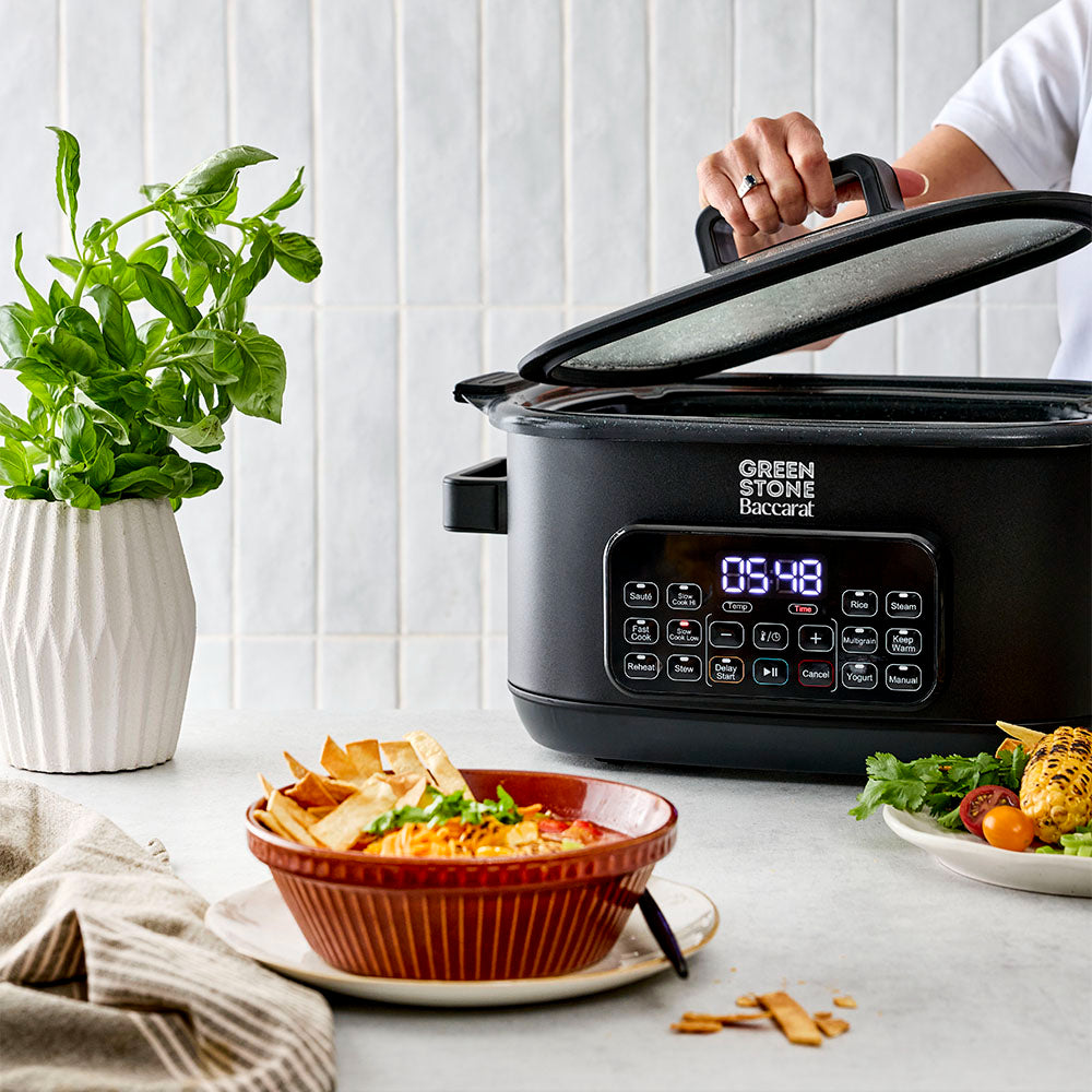 Baccarat GREEN STONE Slow Cooker 6L Black