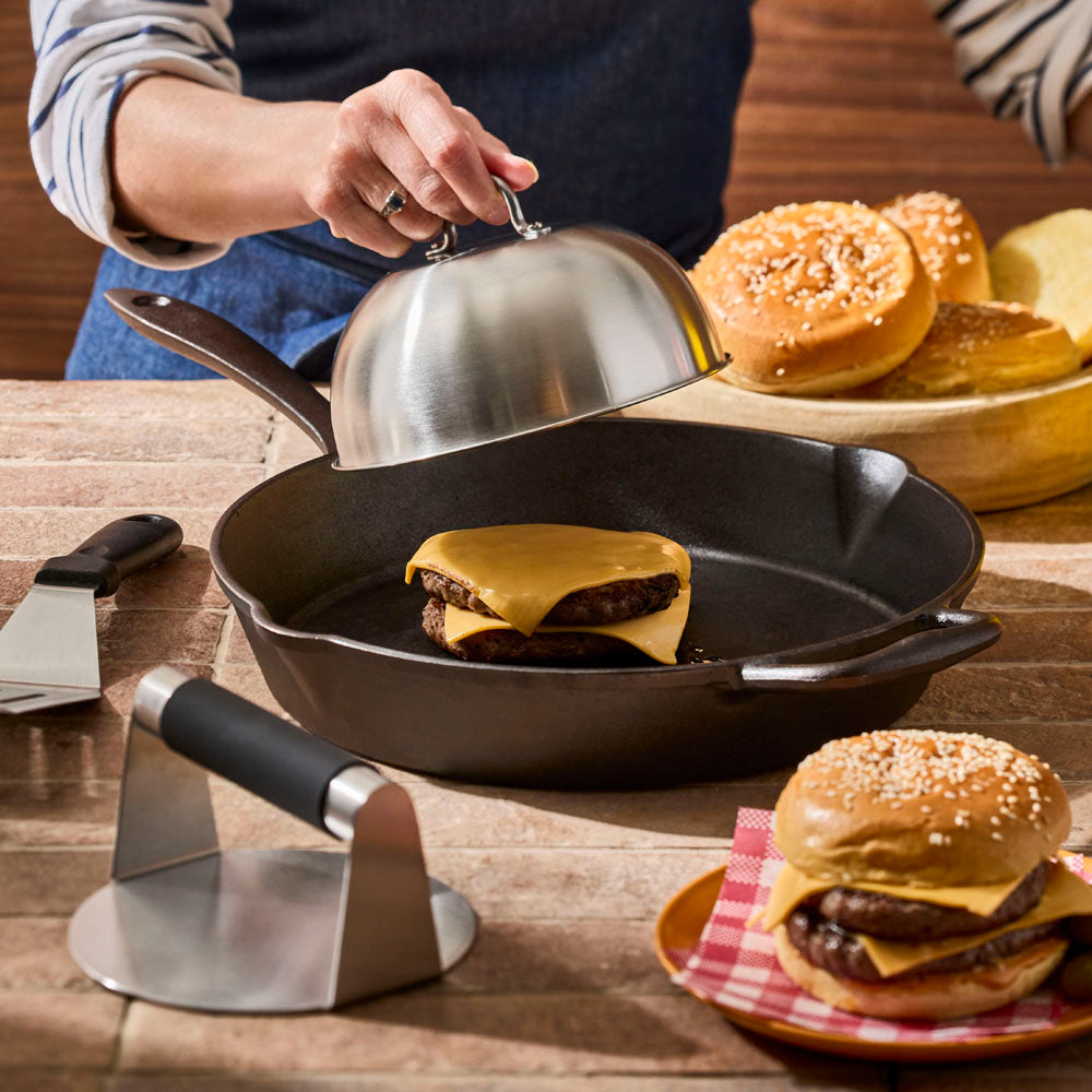 GRYLT Stainless Steel Smash Burger Kit