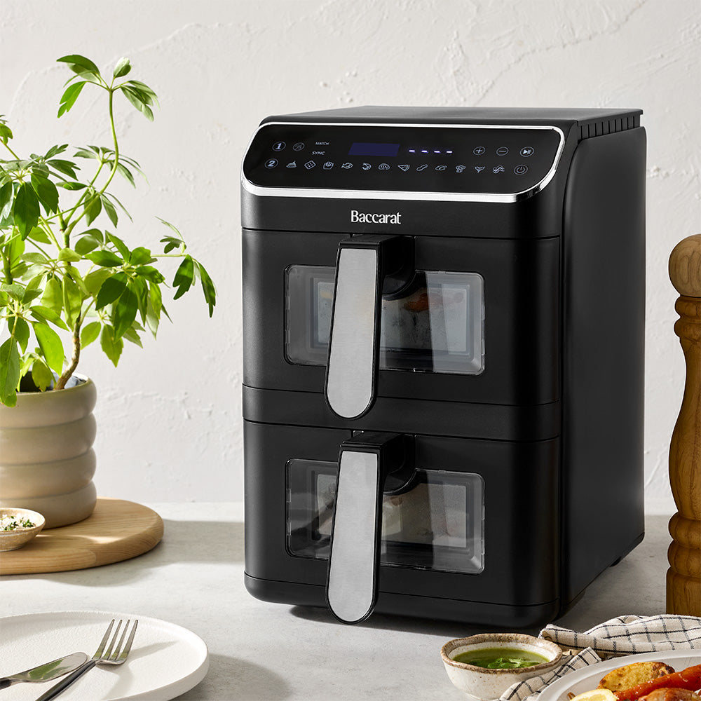 Baccarat 2 Stack Air fryer 11L Black