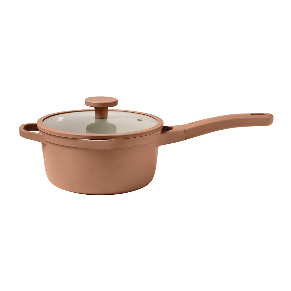 NOOK by Baccarat 9 Piece Cookware Set Terracotta