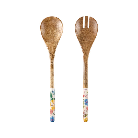 Alex Liddy Country Bloom Servers Wood Set of 2
