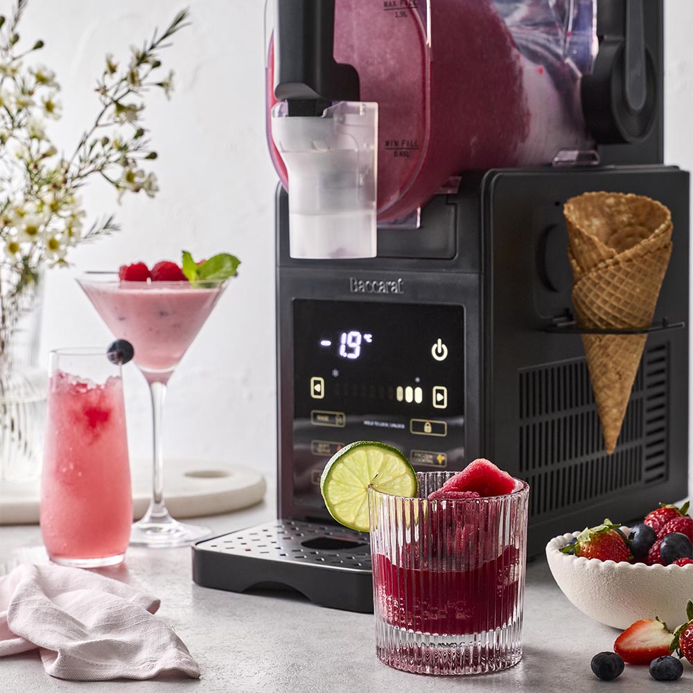 Baccarat The Swirle XXL Slushie & Ice Cream Machine Black