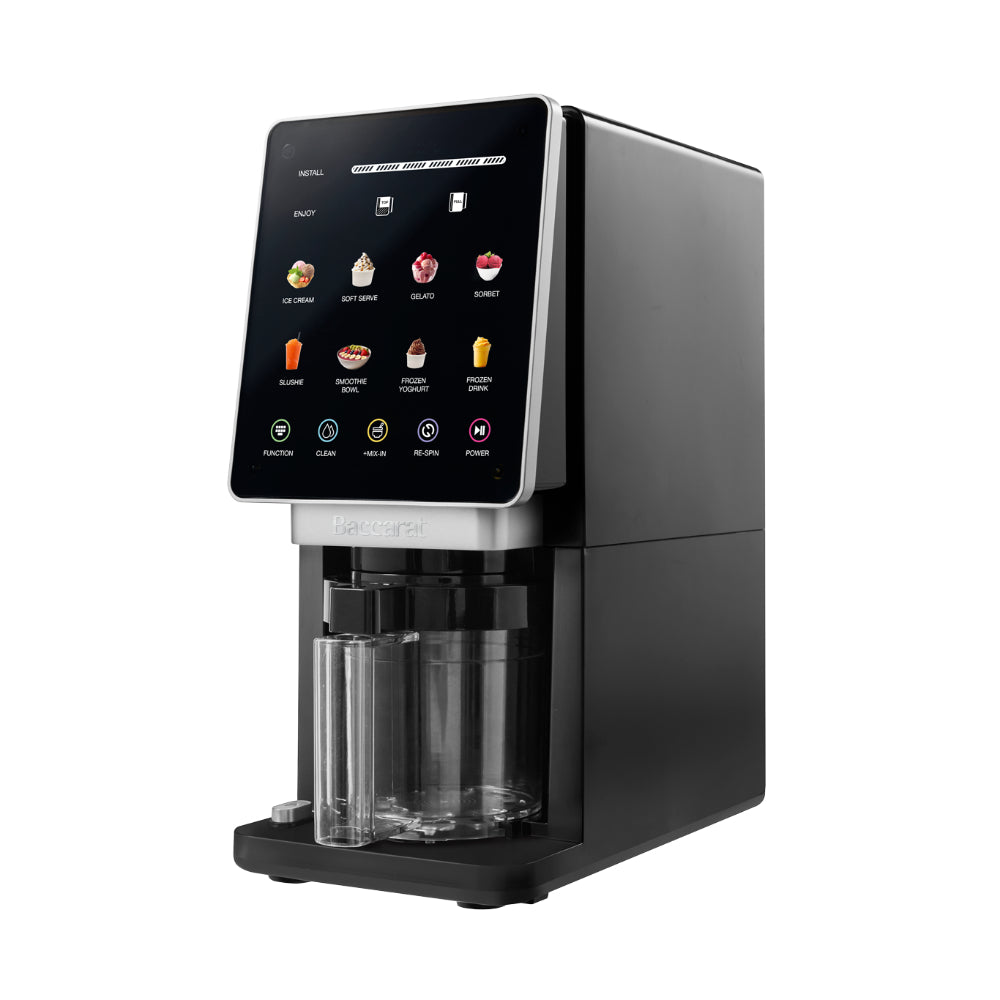 Baccarat The Whip Ice Cream & Frozen Yoghurt Machine Black