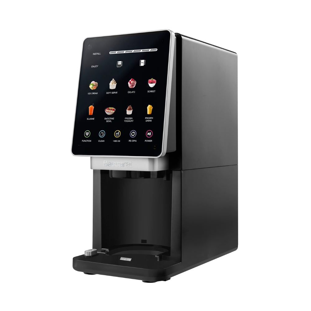 Baccarat The Whip Ice Cream & Frozen Yoghurt Machine Black