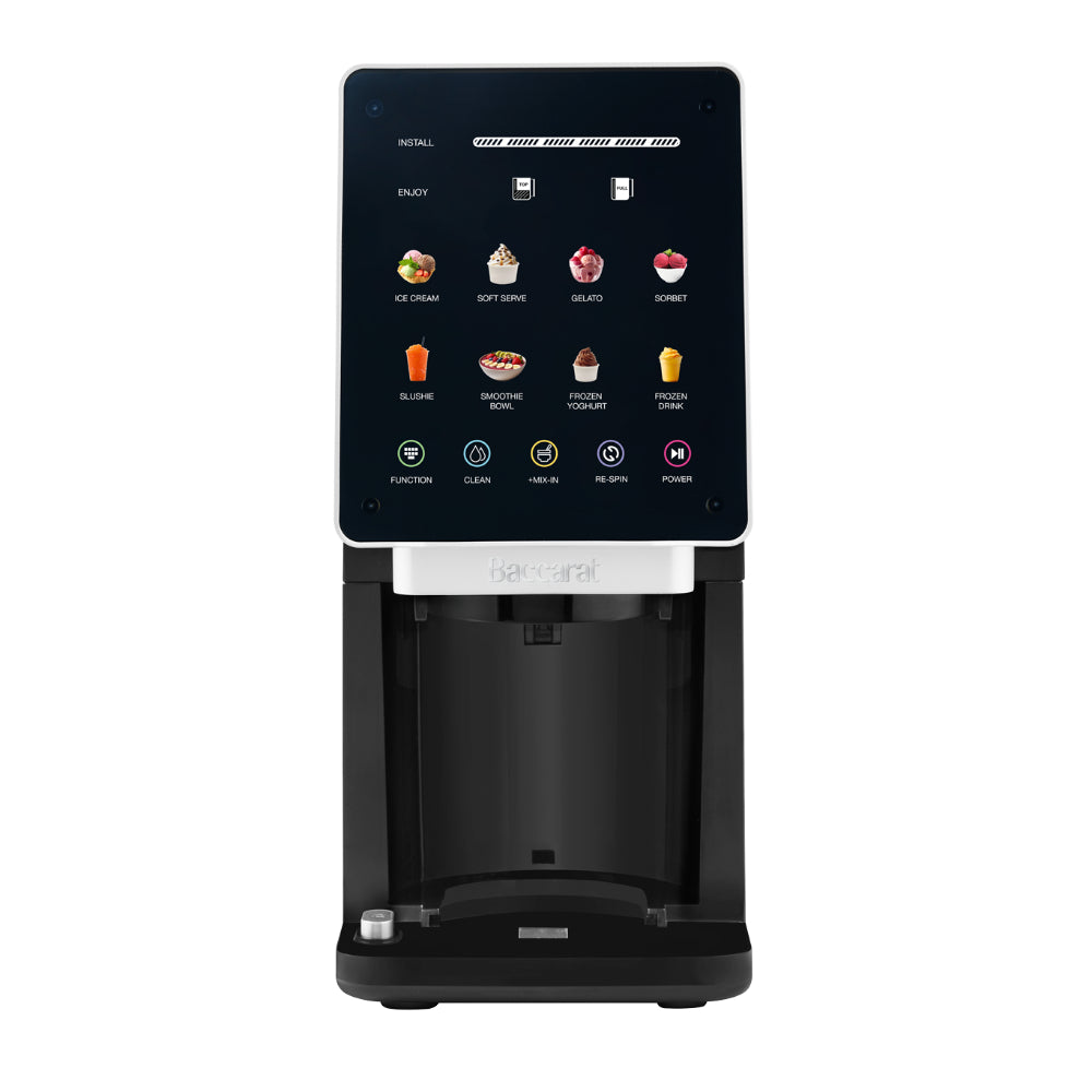 Baccarat The Whip Ice Cream & Frozen Yoghurt Machine Black
