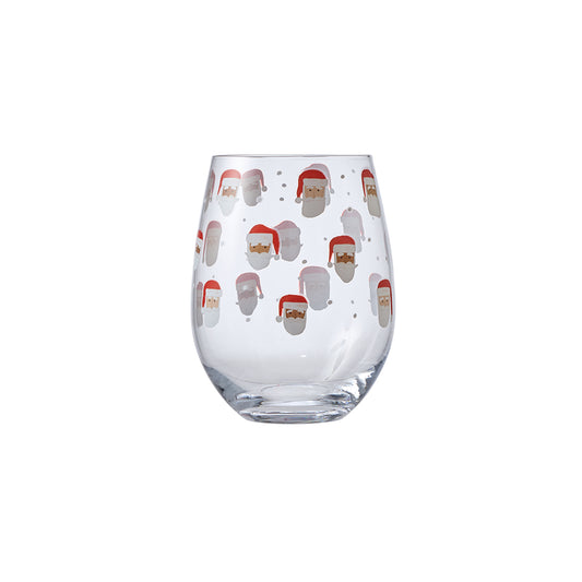 Ambrosia Santas Workshop Set of 2 Stemless Glasses
