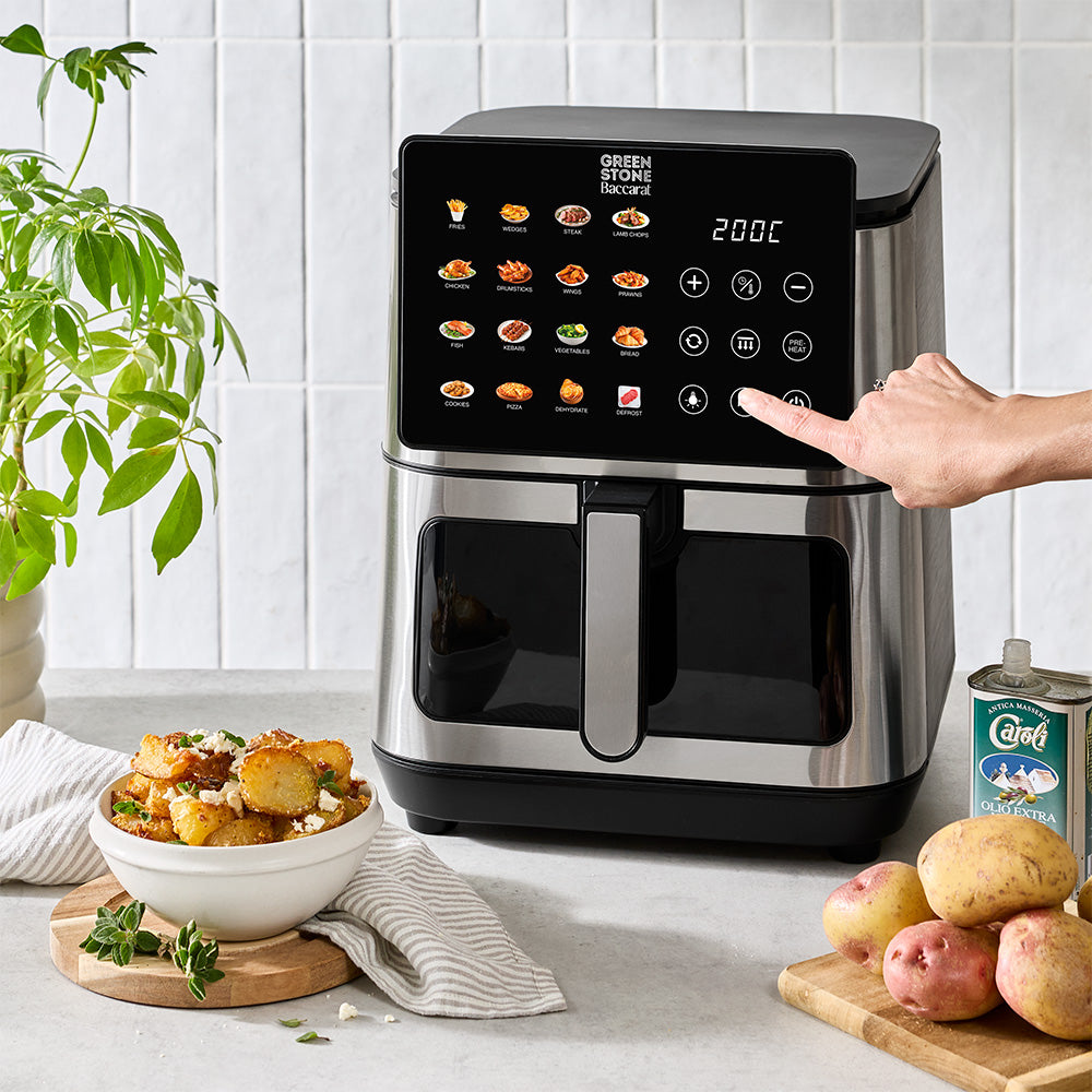 Baccarat GREEN STONE Air Fryer LED 9L Stainless Steel