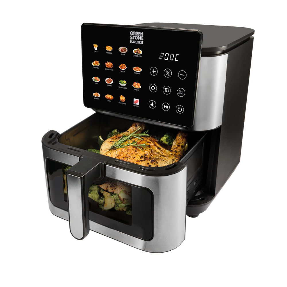 Baccarat GREEN STONE Air Fryer LED 9L Stainless Steel