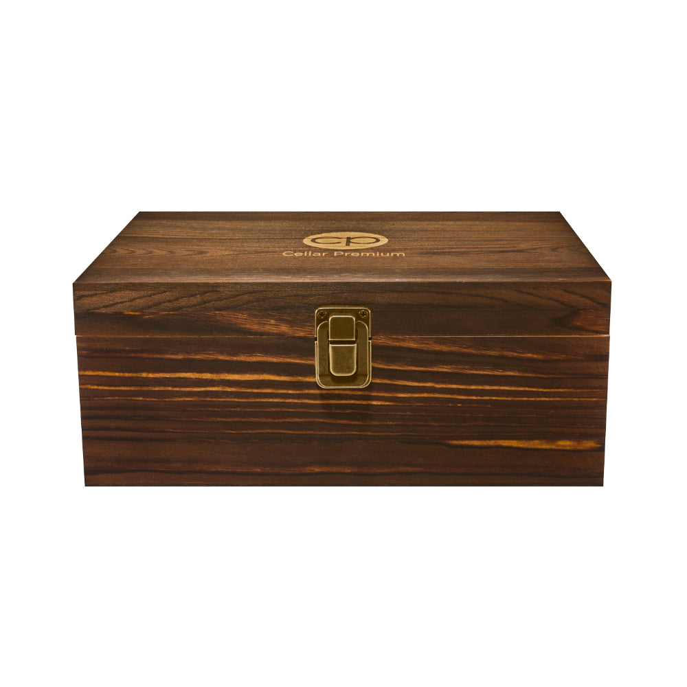 Cellar 4 Piece Whiskey Set with Drink Stones