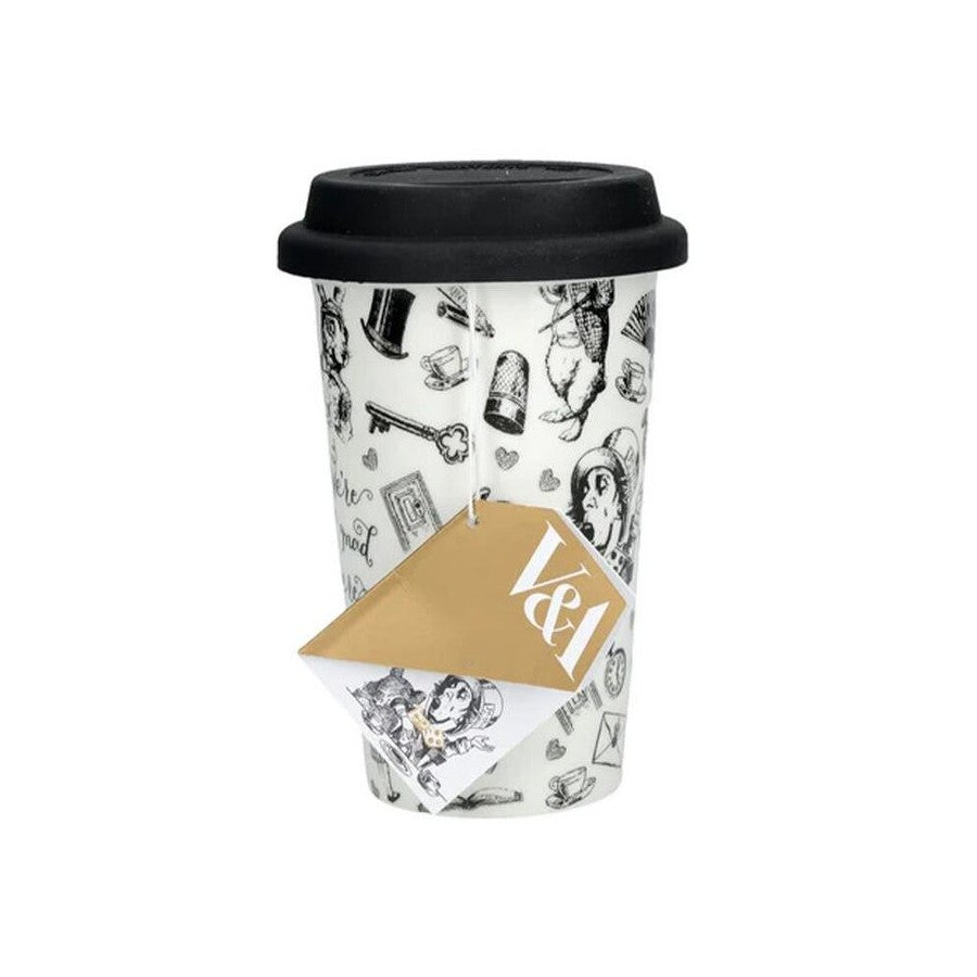 Mikasa x V&A Alice In Wonderland Travel Mug 350ml