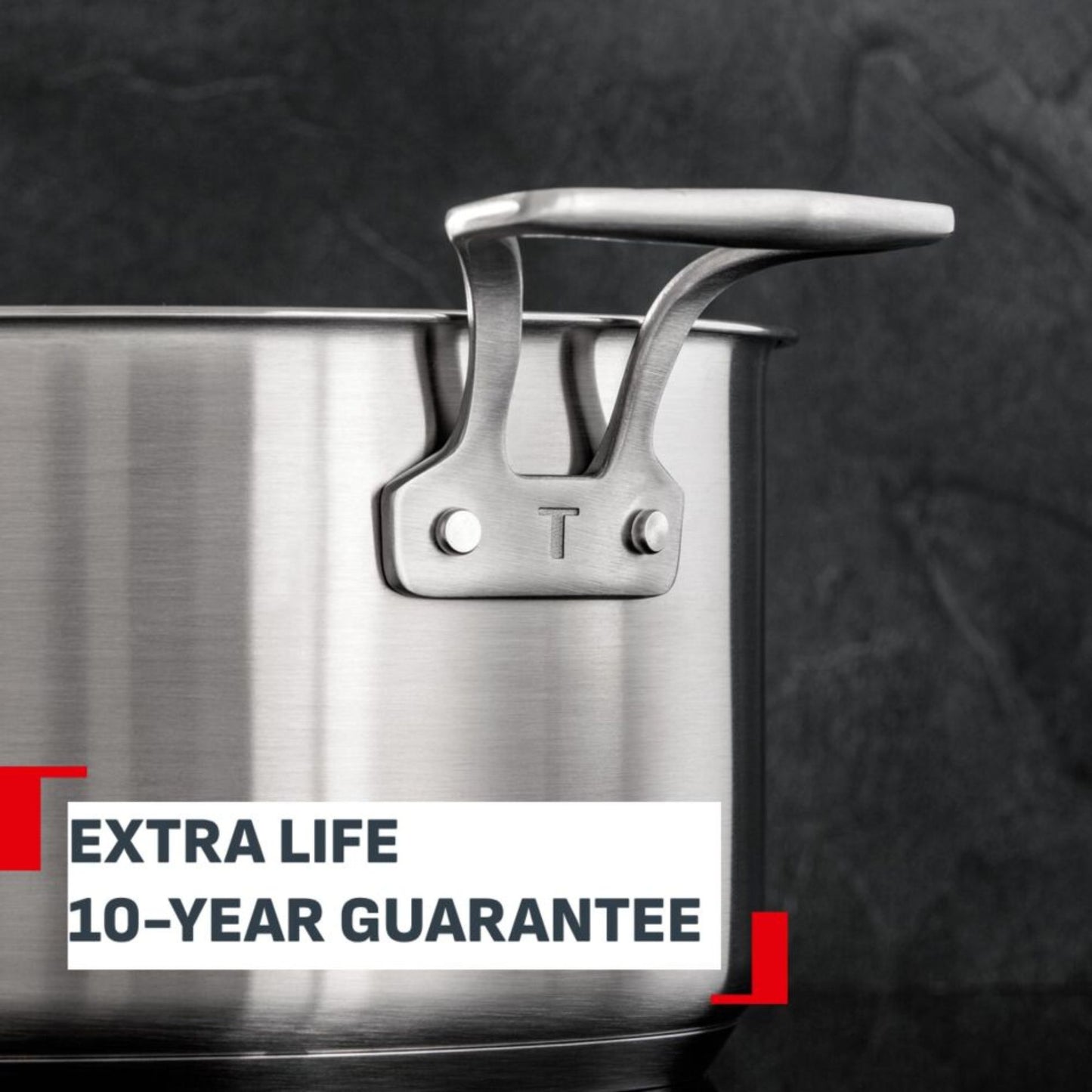 Tefal Space+ Extreme Induction Stainless Steel Stewpot 24cm & Lid