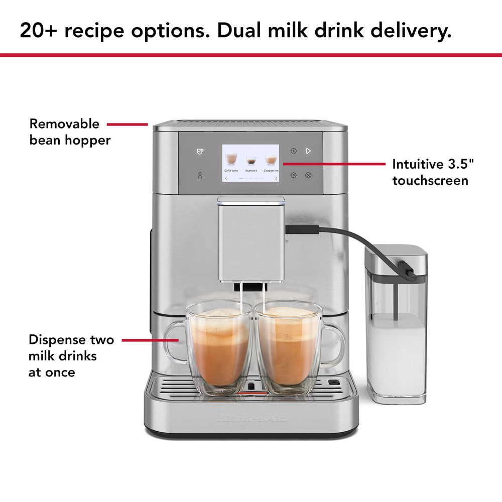 KitchenAid KF7 Fully Auto Espresso Machine Stainless Steel